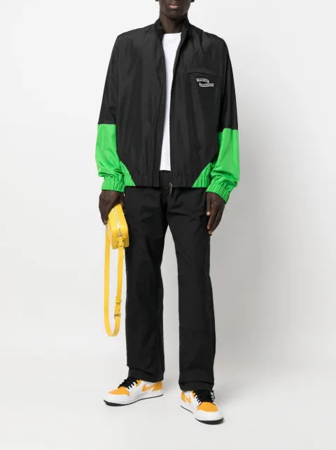 Opening Ceremony logo-patch panelled windbreaker