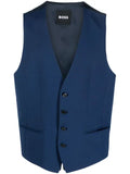 BOSS single-breasted buttoned waistcoat