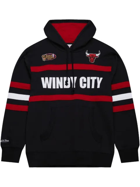 Mitchell & Ness NBA Head Coach Vintage Logo Bulls "Black" hoodie