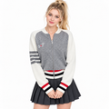 Puppy Zipper Cardigan