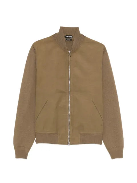 TOM FORD nubuck front merino bomber