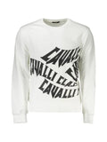 Cavalli Class logo-print crew neck sweatshirt