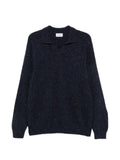 SCAGLIONE flecked polo-collar sweater