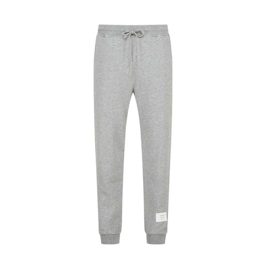 Thom Browne Style Unisex Casual Sweatpants with Signature Four-Bar Detail