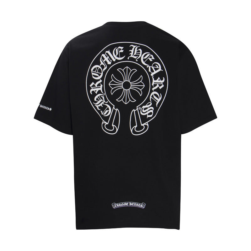 Chrome Hearts Horseshoe Sanskrit Glow In Dark Short Sleeve Tee Unisex