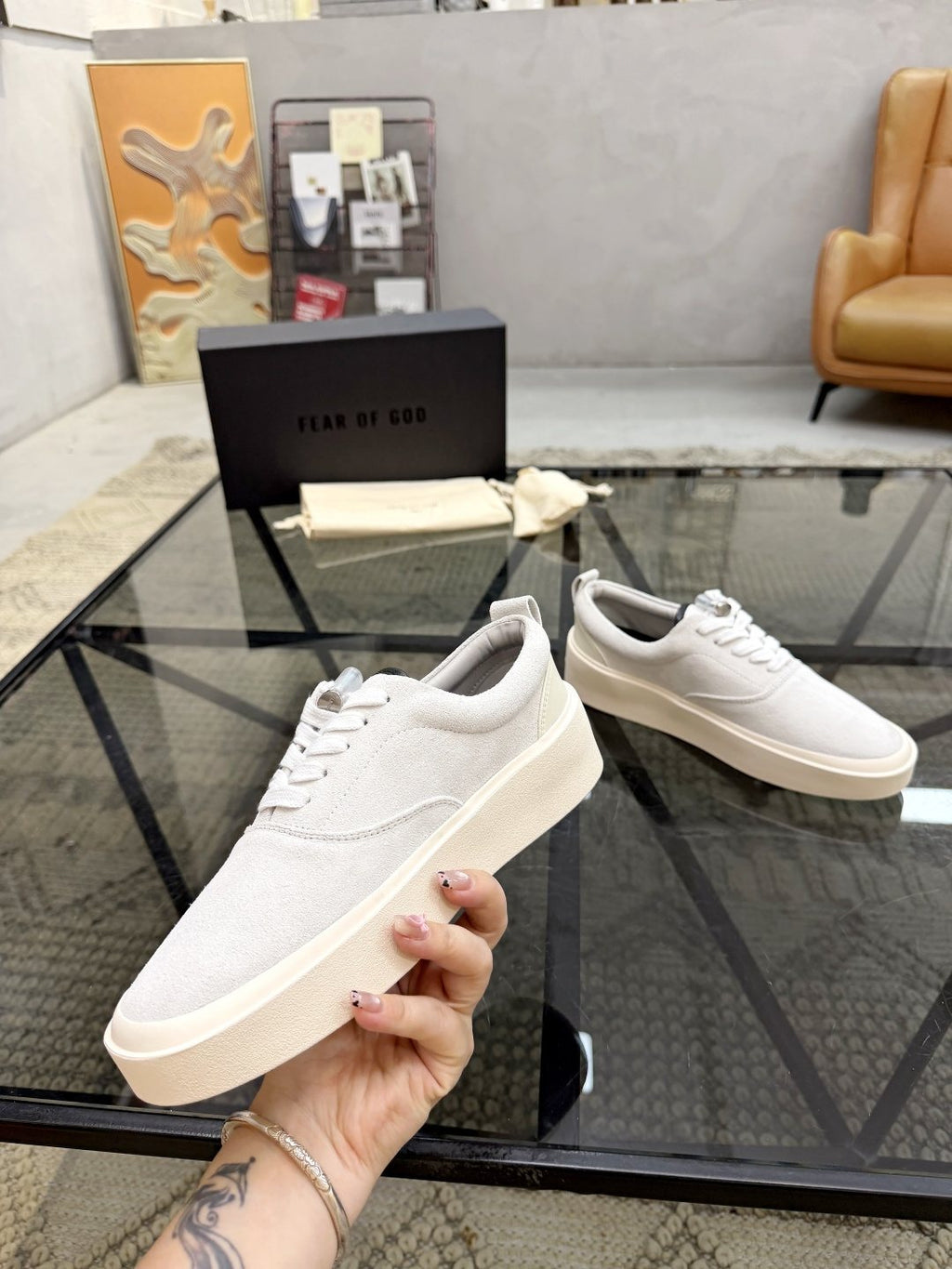 Fear of God Thick-Sole Low-Top Sneakers